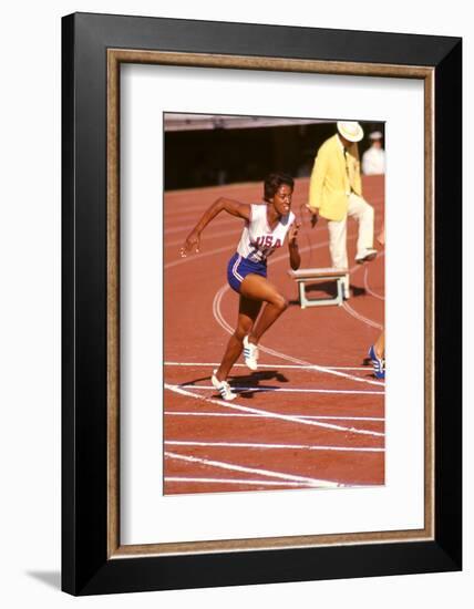 American Sprinter Edith Mcguire at Tokyo 1964 Summer Olympics, Japan-Art Rickerby-Framed Photographic Print