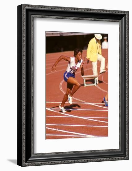 American Sprinter Edith Mcguire at Tokyo 1964 Summer Olympics, Japan-Art Rickerby-Framed Photographic Print