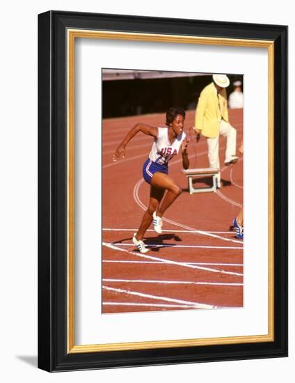 American Sprinter Edith Mcguire at Tokyo 1964 Summer Olympics, Japan-Art Rickerby-Framed Photographic Print