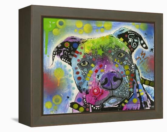 American Staffordshire Terrier-Dean Russo-Framed Premier Image Canvas