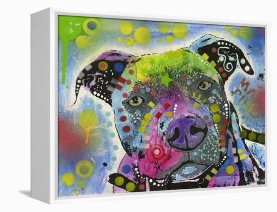 American Staffordshire Terrier-Dean Russo-Framed Premier Image Canvas