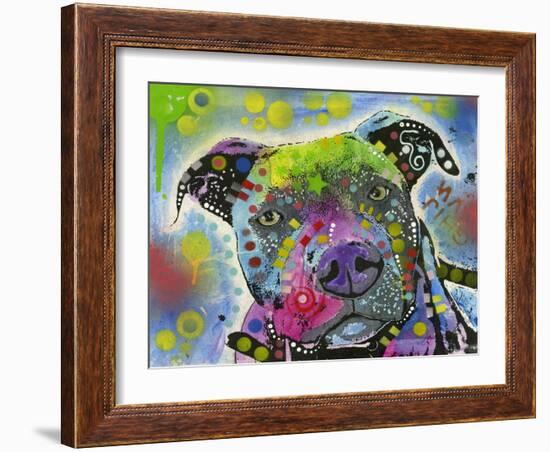 American Staffordshire Terrier-Dean Russo-Framed Giclee Print