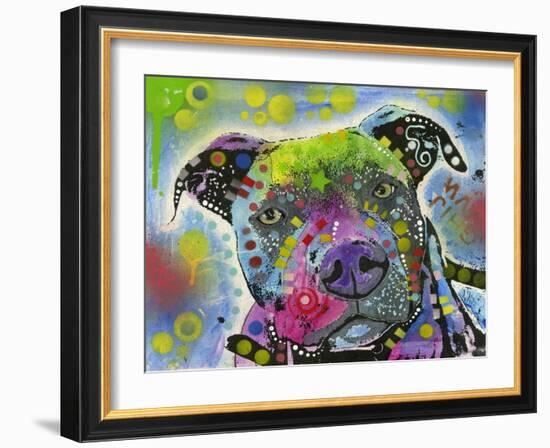 American Staffordshire Terrier-Dean Russo-Framed Giclee Print