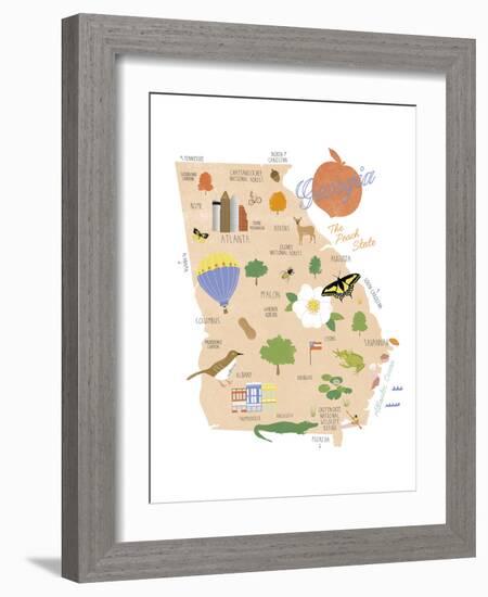 American State - Georgia-Clara Wells-Framed Giclee Print