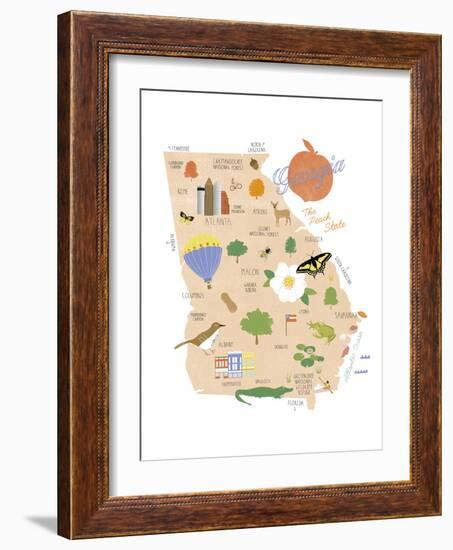 American State - Georgia-Clara Wells-Framed Giclee Print