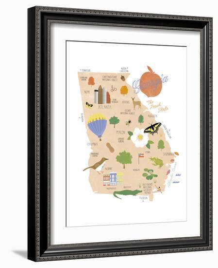 American State - Georgia-Clara Wells-Framed Giclee Print