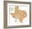 American State - Texas-Clara Wells-Framed Giclee Print