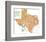 American State - Texas-Clara Wells-Framed Giclee Print