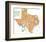 American State - Texas-Clara Wells-Framed Giclee Print