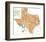 American State - Texas-Clara Wells-Framed Giclee Print