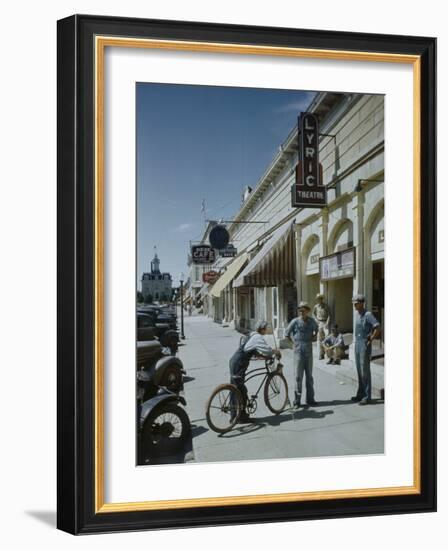American Streets: Cottonwood Falls, Kansas-Fritz Goro-Framed Photographic Print