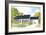 American Suburban Home-null-Framed Premium Giclee Print