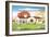 American Suburban Home-null-Framed Premium Giclee Print