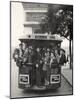 American Teenagers Riding Streetcar Towards Arc de Triomphe, Head Home-Gordon Parks-Mounted Photographic Print