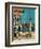 "American Tourists in Venice," Saturday Evening Post Cover, June 10, 1961-Amos Sewell-Framed Giclee Print