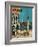 "American Tourists in Venice," Saturday Evening Post Cover, June 10, 1961-Amos Sewell-Framed Giclee Print