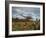 American UH1 Huey Helicopter Lifting Off as Personnel on the Ground Protect Themselves-Larry Burrows-Framed Photographic Print