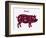 American US Cuts of Pork-robuart-Framed Premium Giclee Print