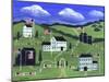 American Village-Cheryl Bartley-Mounted Giclee Print