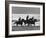 American Visitors Enoying Horseback Riding on Rosarita Beach-Allan Grant-Framed Photographic Print