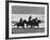 American Visitors Enoying Horseback Riding on Rosarita Beach-Allan Grant-Framed Photographic Print