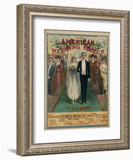 American Wedding March-null-Framed Art Print