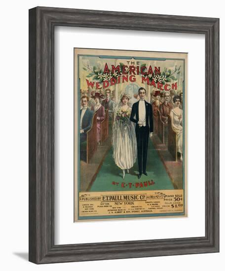 American Wedding March-null-Framed Art Print