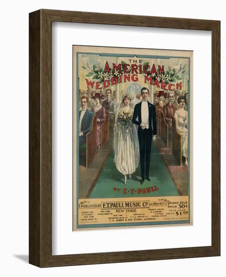 American Wedding March-null-Framed Art Print