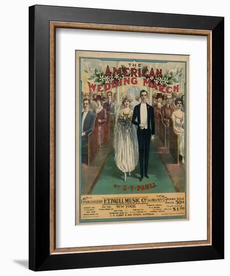 American Wedding March-null-Framed Art Print