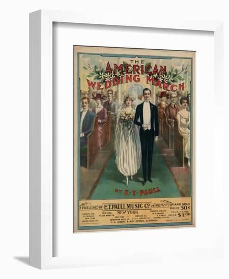 American Wedding March-null-Framed Art Print