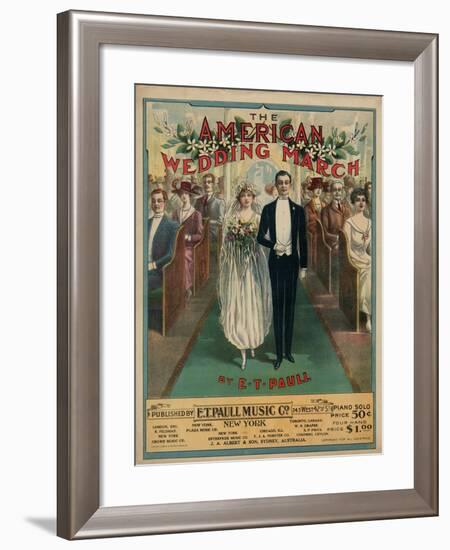 American Wedding March-null-Framed Art Print