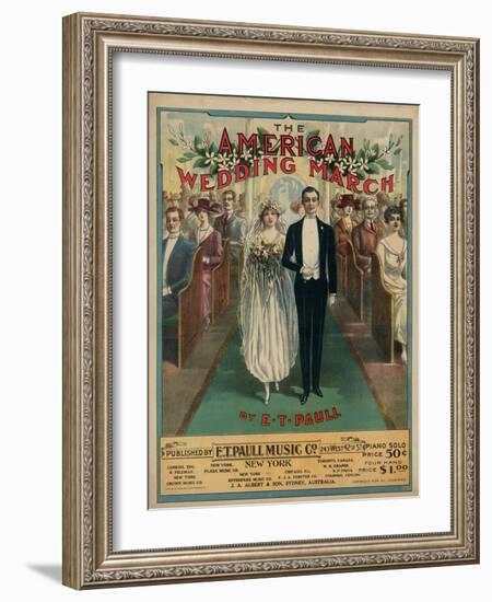 American Wedding March-null-Framed Art Print