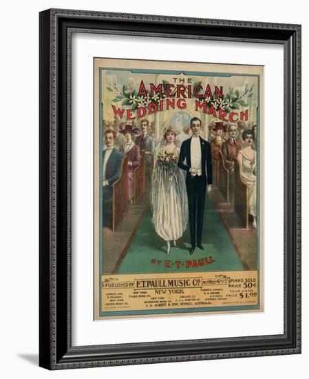 American Wedding March-null-Framed Art Print