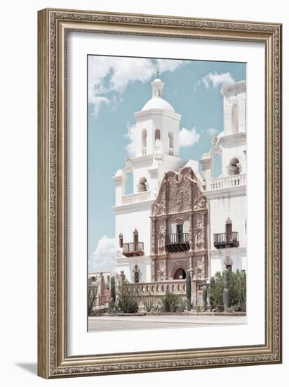 American West - White Church-Philippe Hugonnard-Framed Photographic Print