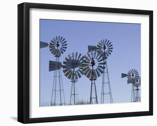 American Wind Power Center, Lubbock, Texas-Walter Bibikow-Framed Photographic Print