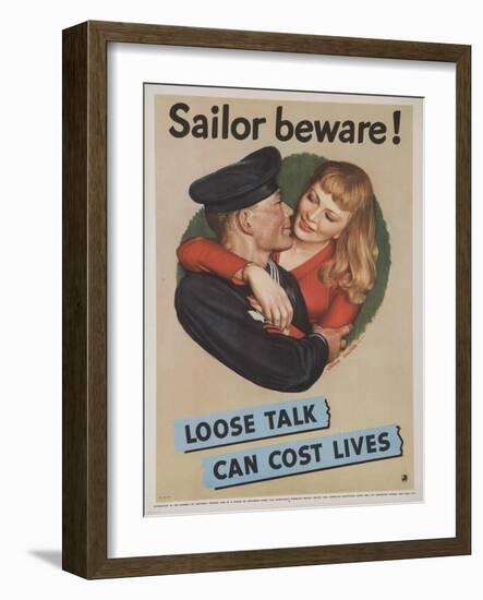 American World War Two Poster-null-Framed Giclee Print