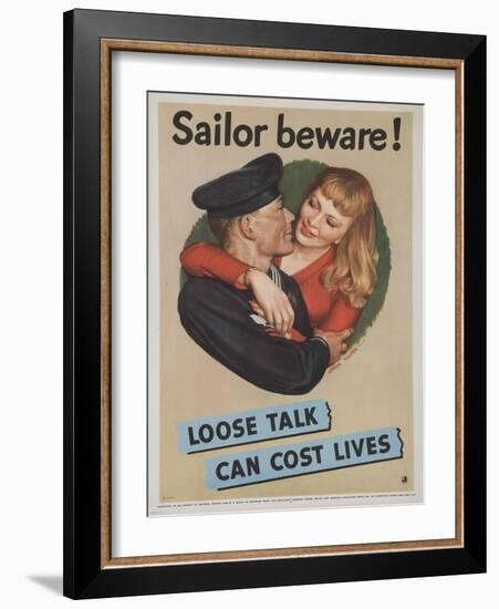 American World War Two Poster-null-Framed Giclee Print