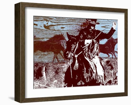 Americana 3-JB Hall-Framed Giclee Print