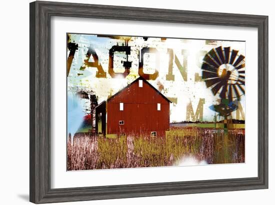 Americana 9-JB Hall-Framed Giclee Print