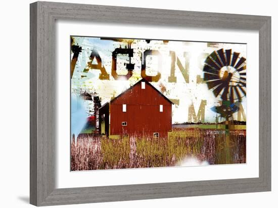 Americana 9-JB Hall-Framed Giclee Print