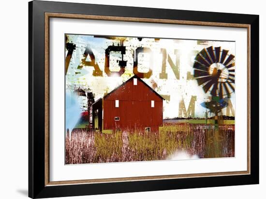 Americana 9-JB Hall-Framed Giclee Print