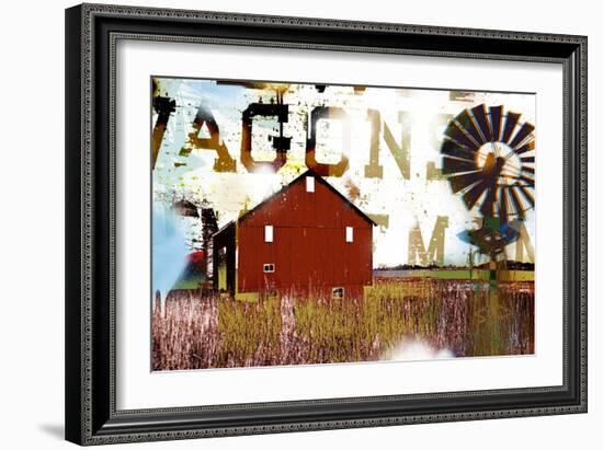 Americana 9-JB Hall-Framed Giclee Print