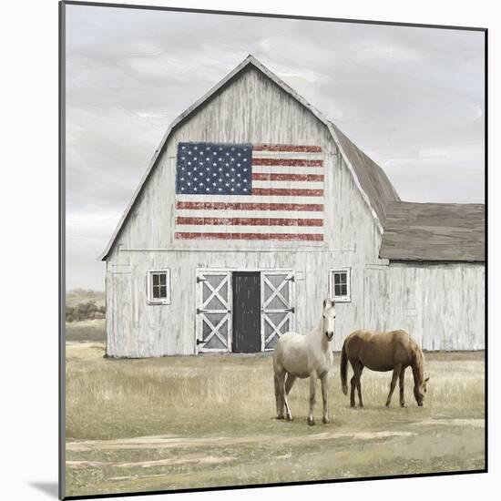 Americana Barn - Horse-Mark Chandon-Mounted Giclee Print