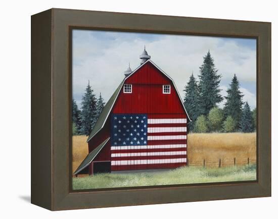 Americana Barn-Debbi Wetzel-Framed Premier Image Canvas