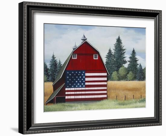 Americana Barn-Debbi Wetzel-Framed Premium Giclee Print