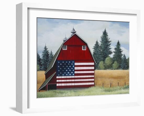 Americana Barn-Debbi Wetzel-Framed Giclee Print