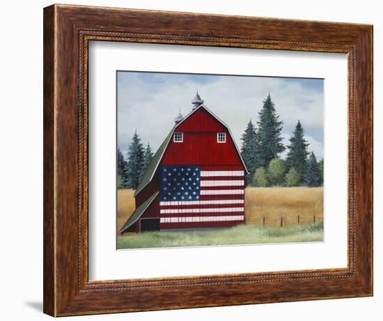 Americana Barn-Debbi Wetzel-Framed Giclee Print