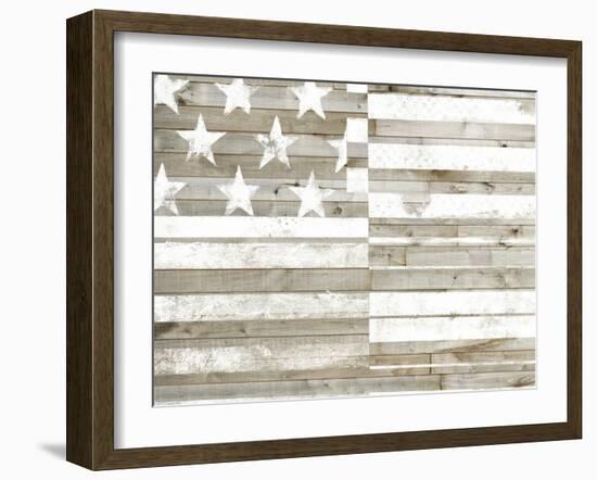 Americana Flag-Studio W-Framed Art Print
