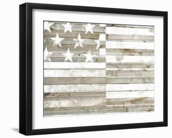 Americana Flag-Studio W-Framed Art Print