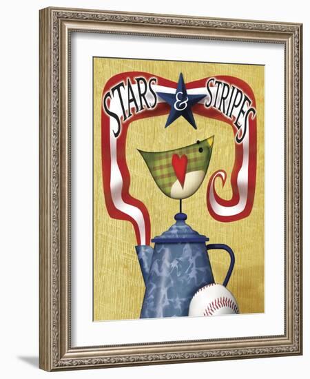 Americana Morning Coffee BB-Margaret Wilson-Framed Giclee Print